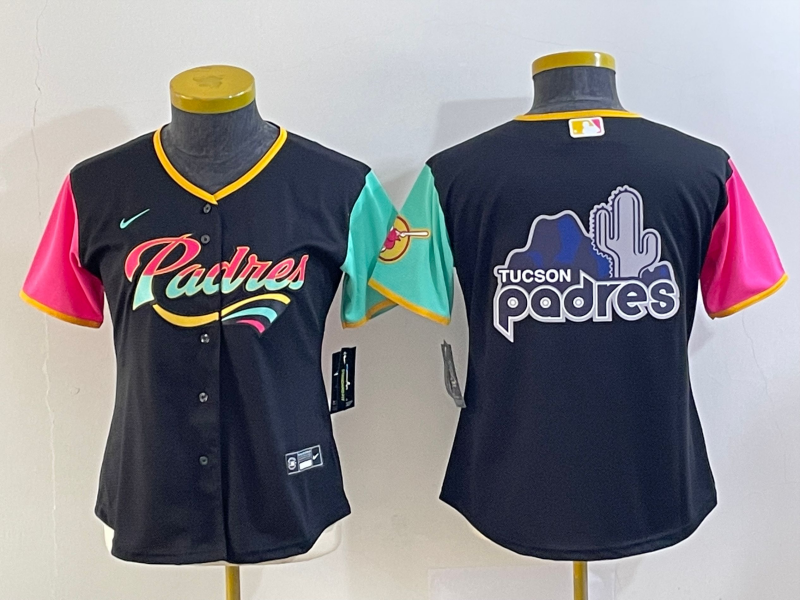 Youth San Diego Padres Black Team Big Logo City Connect Stitched Baseball Jersey Youth San Diego Padres Black Team Big Logo City Connect Stitched Baseball Jersey